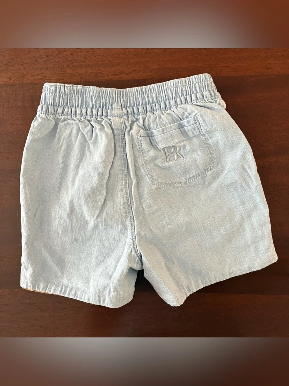 Banana Republic Baby Chambray Pull-On Shorts 12-18 months